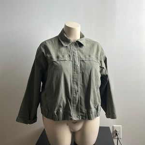 Army Green Joe Fresh Jacket 2X
